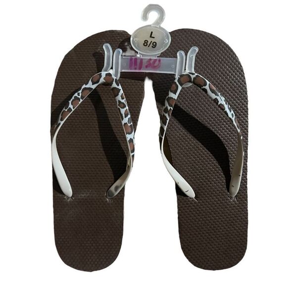 YELLOW BOX WOMEN’S FLIP-FLOPS SIZE 8/9 - Picture 4 of 6